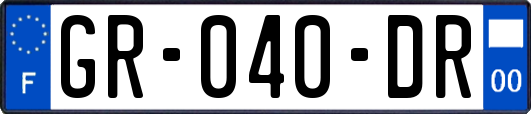 GR-040-DR