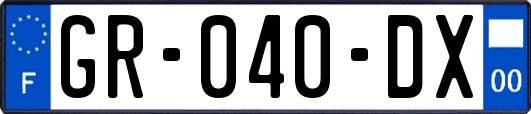 GR-040-DX
