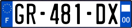 GR-481-DX