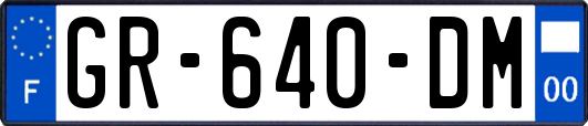 GR-640-DM