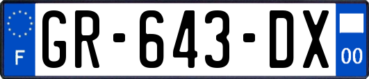 GR-643-DX