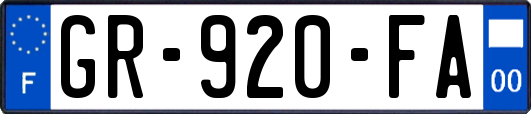 GR-920-FA