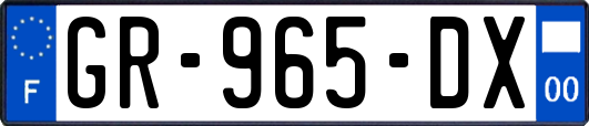 GR-965-DX