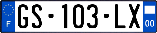 GS-103-LX
