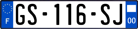 GS-116-SJ