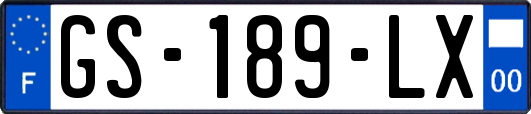 GS-189-LX