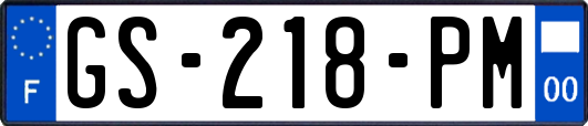 GS-218-PM