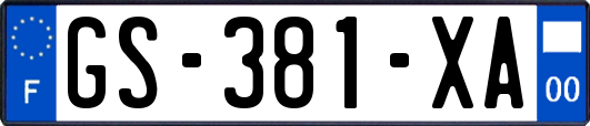GS-381-XA
