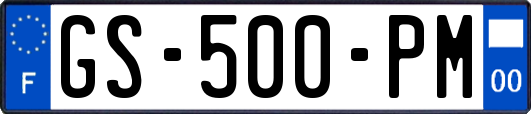 GS-500-PM