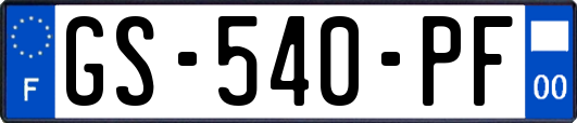 GS-540-PF