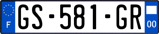GS-581-GR