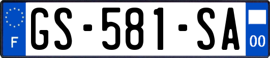 GS-581-SA
