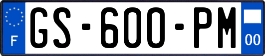 GS-600-PM