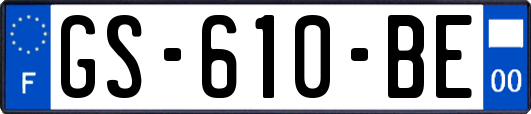 GS-610-BE