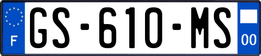GS-610-MS