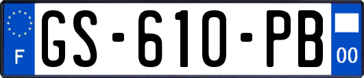 GS-610-PB
