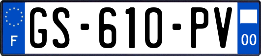 GS-610-PV