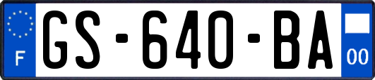 GS-640-BA