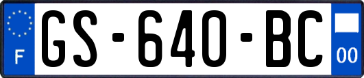 GS-640-BC