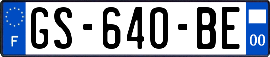 GS-640-BE