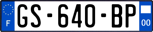 GS-640-BP