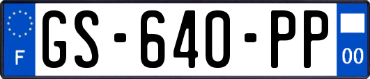 GS-640-PP