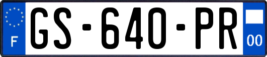 GS-640-PR