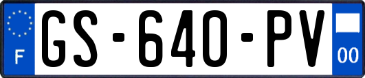 GS-640-PV
