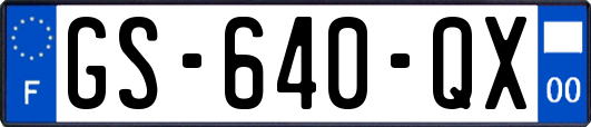 GS-640-QX