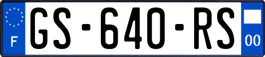 GS-640-RS