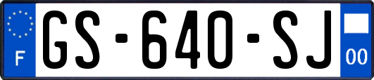 GS-640-SJ