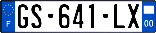 GS-641-LX
