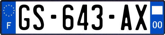 GS-643-AX