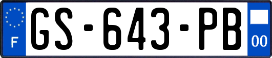 GS-643-PB