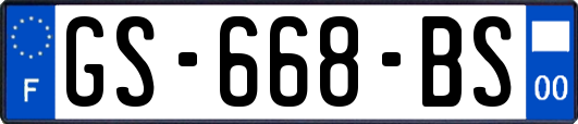 GS-668-BS