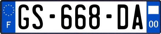 GS-668-DA