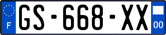 GS-668-XX