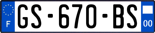 GS-670-BS