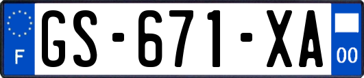 GS-671-XA