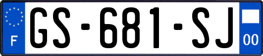 GS-681-SJ