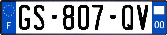 GS-807-QV