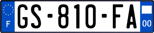 GS-810-FA