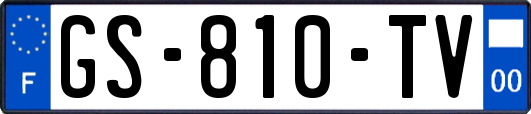 GS-810-TV