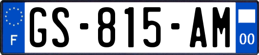 GS-815-AM