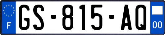 GS-815-AQ