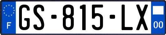 GS-815-LX