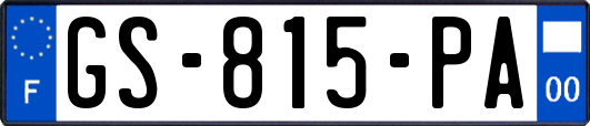 GS-815-PA