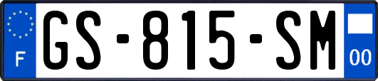GS-815-SM
