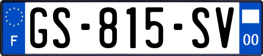 GS-815-SV