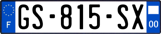 GS-815-SX